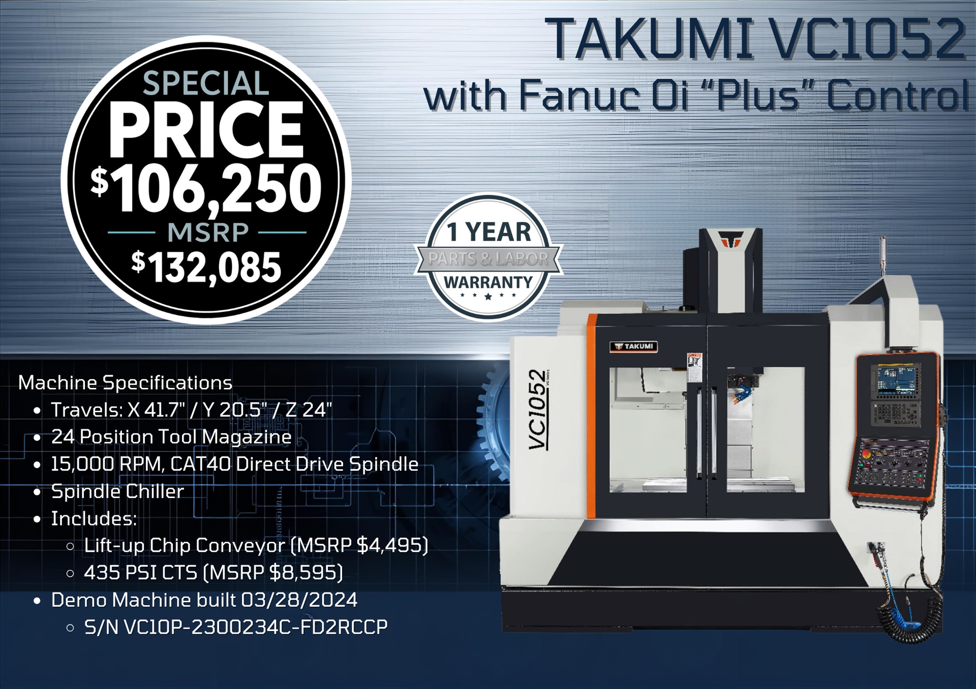 Specials | Zenith Machine Tools, LLC